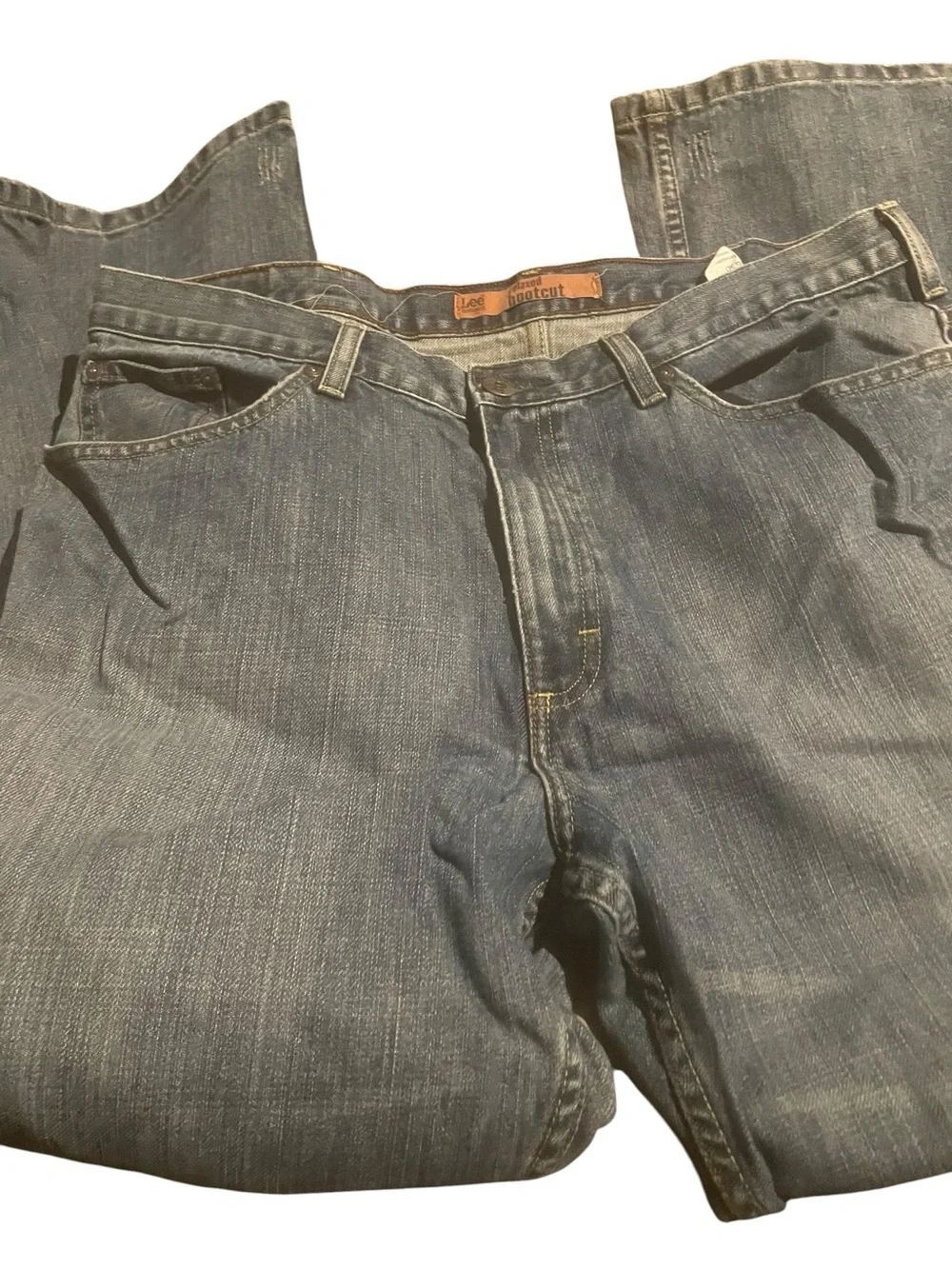 Lee Men’s Bootcut Denim Jeans in Faded Blue boot cut 36 x 30